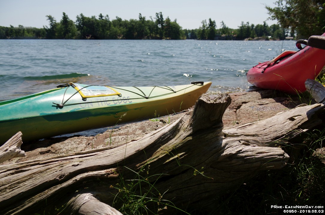 60950ReRoLe - Gananoque Vacation - Kayaking around the Admiralty Islands to a picnic on Lindsay Island